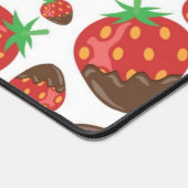 いちご柄 デスクマット (コーナー)