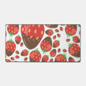 いちご柄 デスクマット (正面)