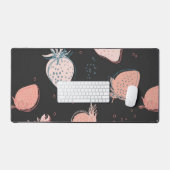 いちご柄 デスクマット (キーボード&マウス)