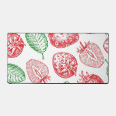 いちご柄 デスクマット (正面)