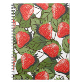 いちご柄 ノートブック (正面)