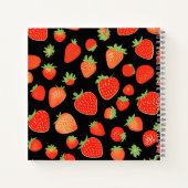 いちご柄 ノートブック (裏面)