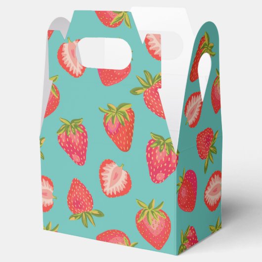 いちご柄 フェイバーボックス (オープン)