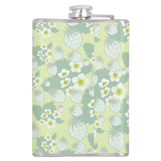 いちご柄 フラスク (裏面)