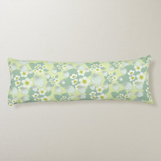 いちご柄 ボディピロー (裏面)