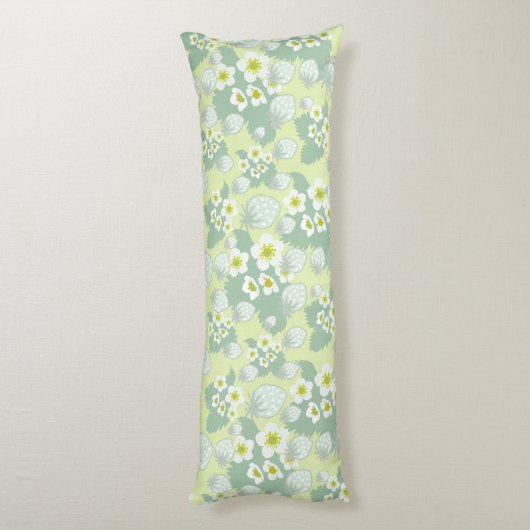 いちご柄 ボディピロー (裏面 (縦))