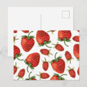 いちご柄 ポストカード (正面/裏面)
