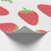 いちご柄 ラッピングペーパー (角)