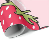いちご柄 ラッピングペーパー (ロールコーナー)