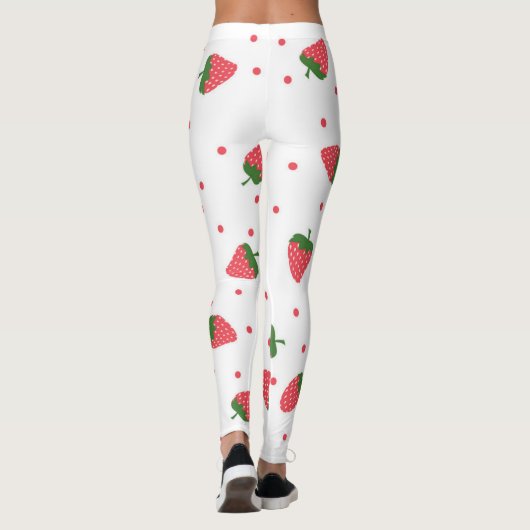 いちご柄 レギンス (裏面)