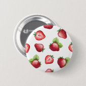 いちご柄 缶バッジ (正面&裏面)