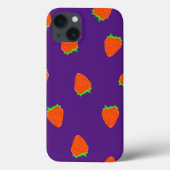 いちご柄 Case-Mate iPhoneケース (裏面)