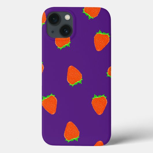 いちご柄 Case-Mate iPhoneケース (裏面)