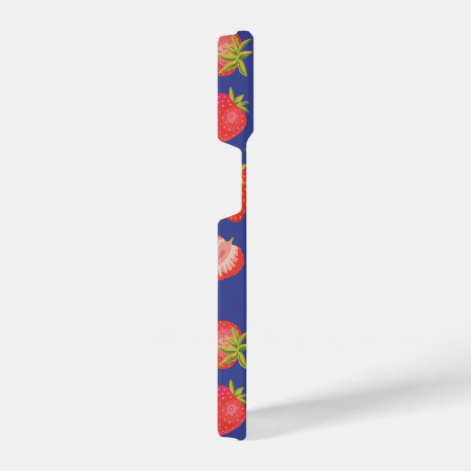 いちご柄 iPhoneケース (右側面)