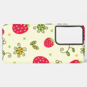 いちご柄 SAMSUNG GALAXYケース (左側面)