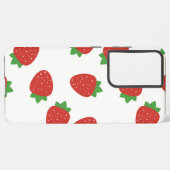 いちご柄 SAMSUNG GALAXYケース (左側面)