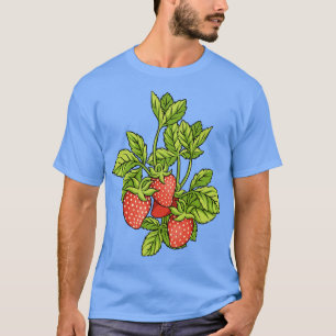 いちご植物いちご Tシャツ