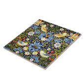 いちご泥棒、有名な柄 タイル (側面)