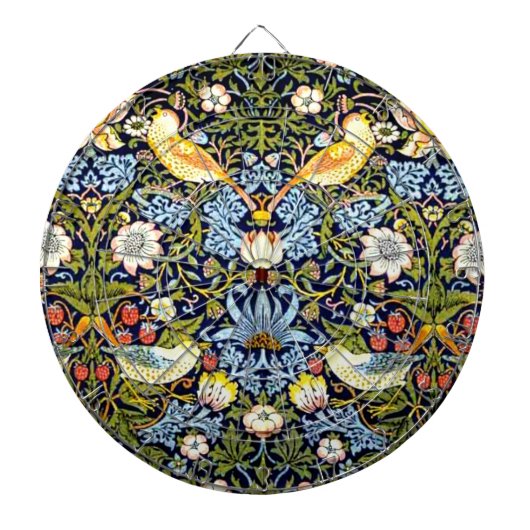 いちご泥棒、有名な柄 ダーツボード (正面)