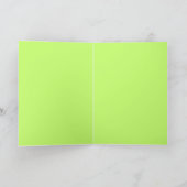 いちご熊かわいいキッズグリーティングカード カード (内部)