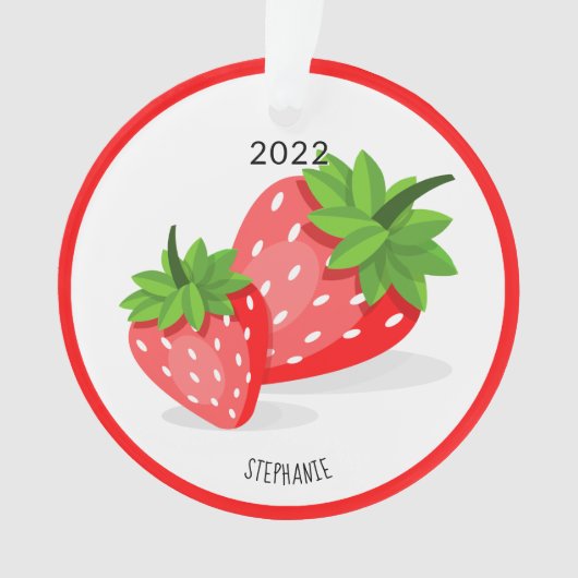 いちご畑 オーナメント (正面)