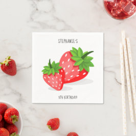 いちご畑 スタンダードカクテルナプキン
