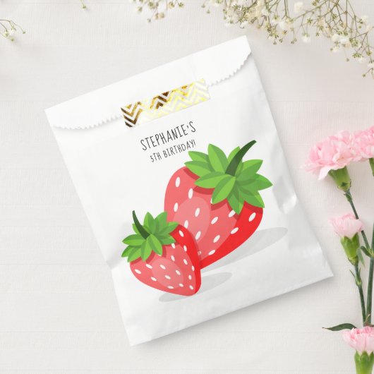 いちご畑 フェイバーバッグ (封をした状態)