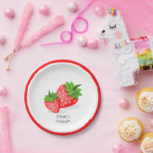 いちご畑 ペーパープレート (パーティー)