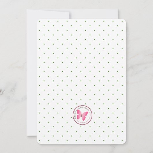 いちご畑 招待状 (裏面)