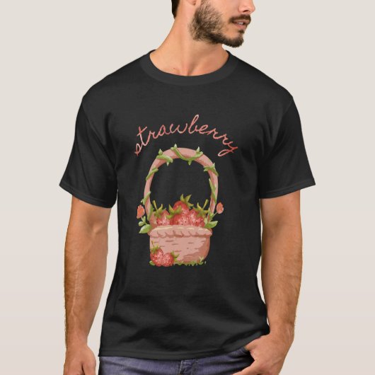 いちご絵画の Tシャツ (正面)