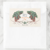 いちご缶詰ラベルR1 長方形シール (バッグ)