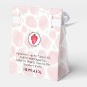 いちご自家製バス&体ギフト包装 フェイバーボックス (裏面サイド)