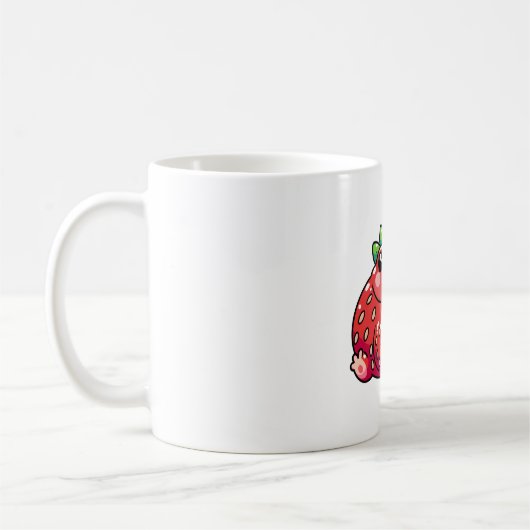 いちご蛙 コーヒーマグカップ (左)