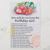 いちご誕生日の女の子をどれだけ知っているか (正面)