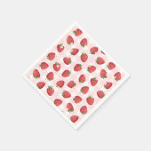 いちご誕生日パーティー スタンダードカクテルナプキン (角)
