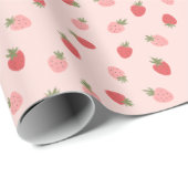 いちご誕生日パーティー ラッピングペーパー (ロールコーナー)