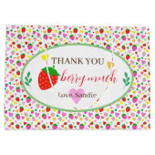 いちご誕生日パーティー ラージペーパーバッグ (裏面)