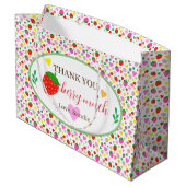 いちご誕生日パーティー ラージペーパーバッグ (裏面アングル)