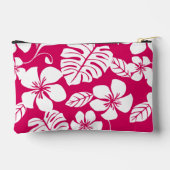 いちご赤のピンクのビキニ模様 アクセサリーポーチ (裏面)