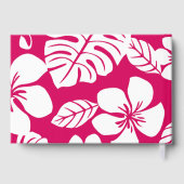 いちご赤のピンクのビキニ模様 ゲストブック (裏面)