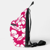 いちご赤のピンクのビキニ模様 スリングバッグ (右)