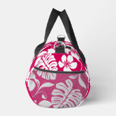 いちご赤のピンクのビキニ模様 ダッフルバッグ (右)