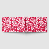 いちご赤の島プルメリア模様 ゲストブック (全面)