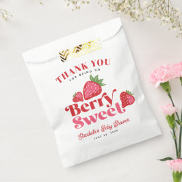 いちご赤ピンクベリー スウィートベイビーシャワー フェイバーバッグ