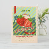 いちご農園への招待 招待状 (スタンド正面)