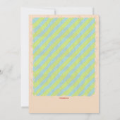 いちご農園への招待 招待状 (裏面)