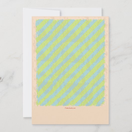 いちご農園への招待 招待状 (裏面)