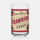 いちご農場 ガラス缶 (正面)