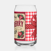 いちご農場 ガラス缶 (左)