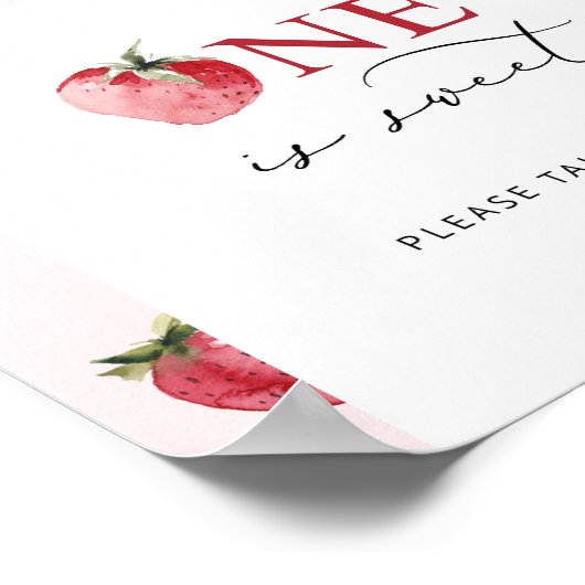 いちご1は誕生日おごり ポスター (角)